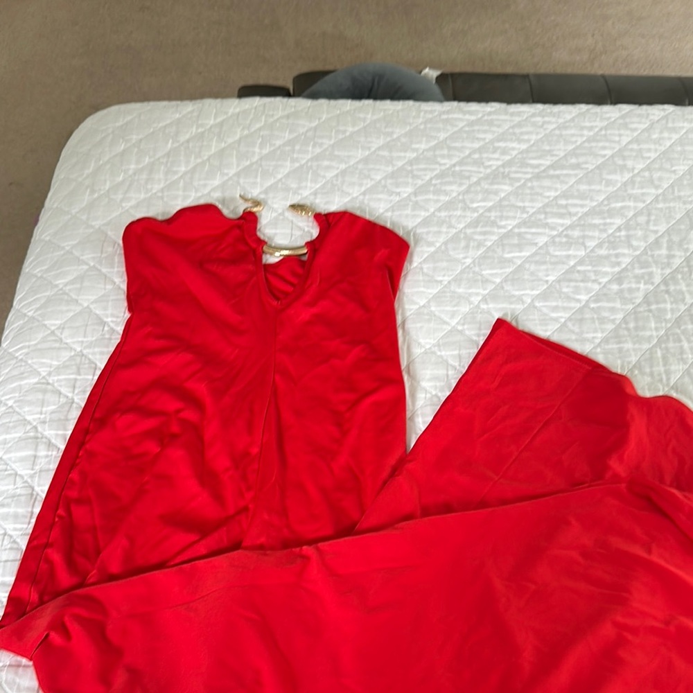 Elegant Red Gown